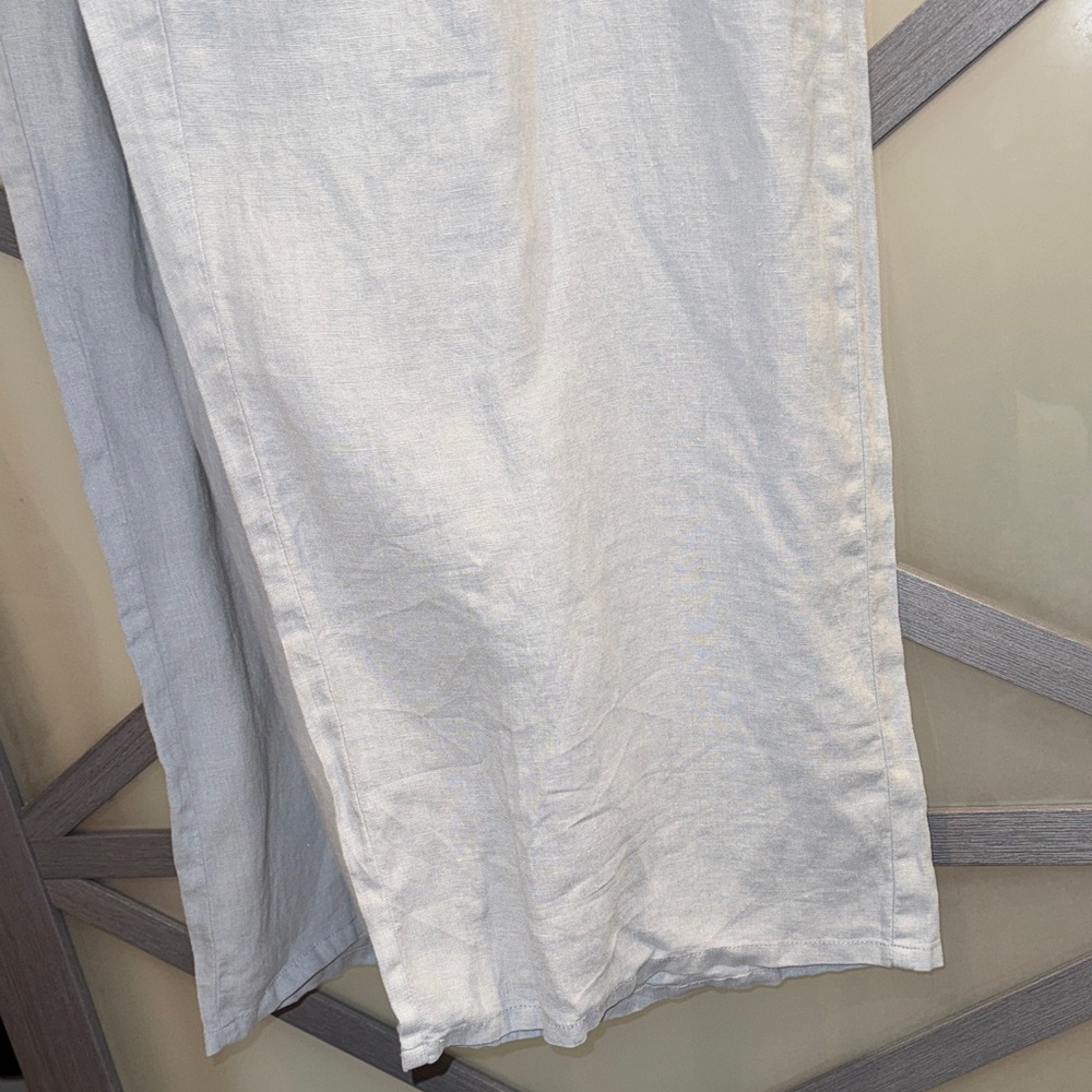 Eileen Fisher NWT Women's Linen Pull On Wide Leg Pants - Picture 8 of 12